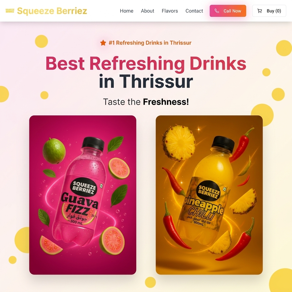 Soft Drinks Company Website - Web Development Project