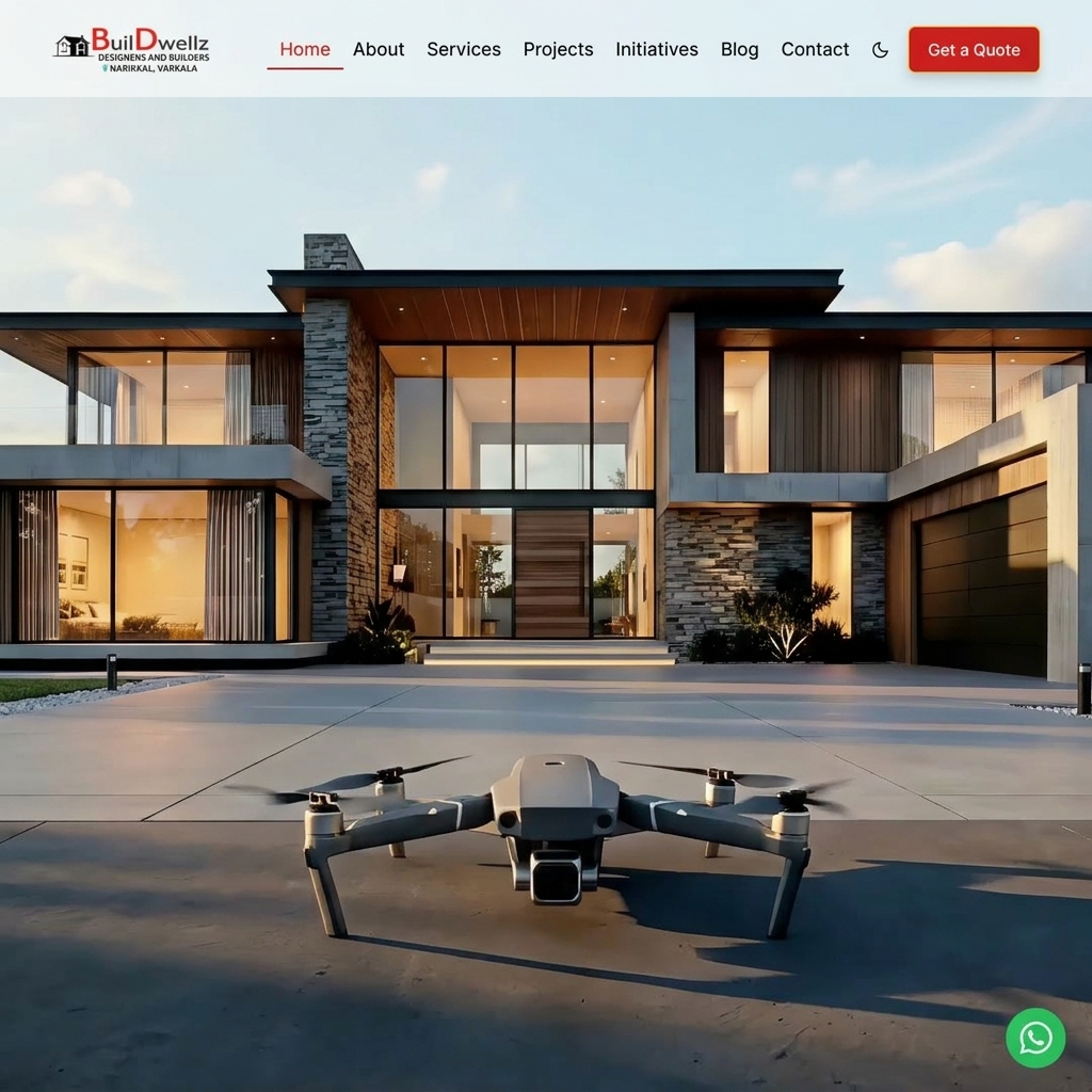 Construction Company Website - Web Development Project