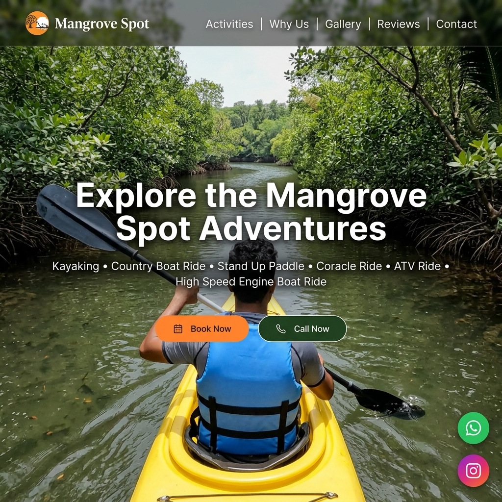 Mangrove Spot website